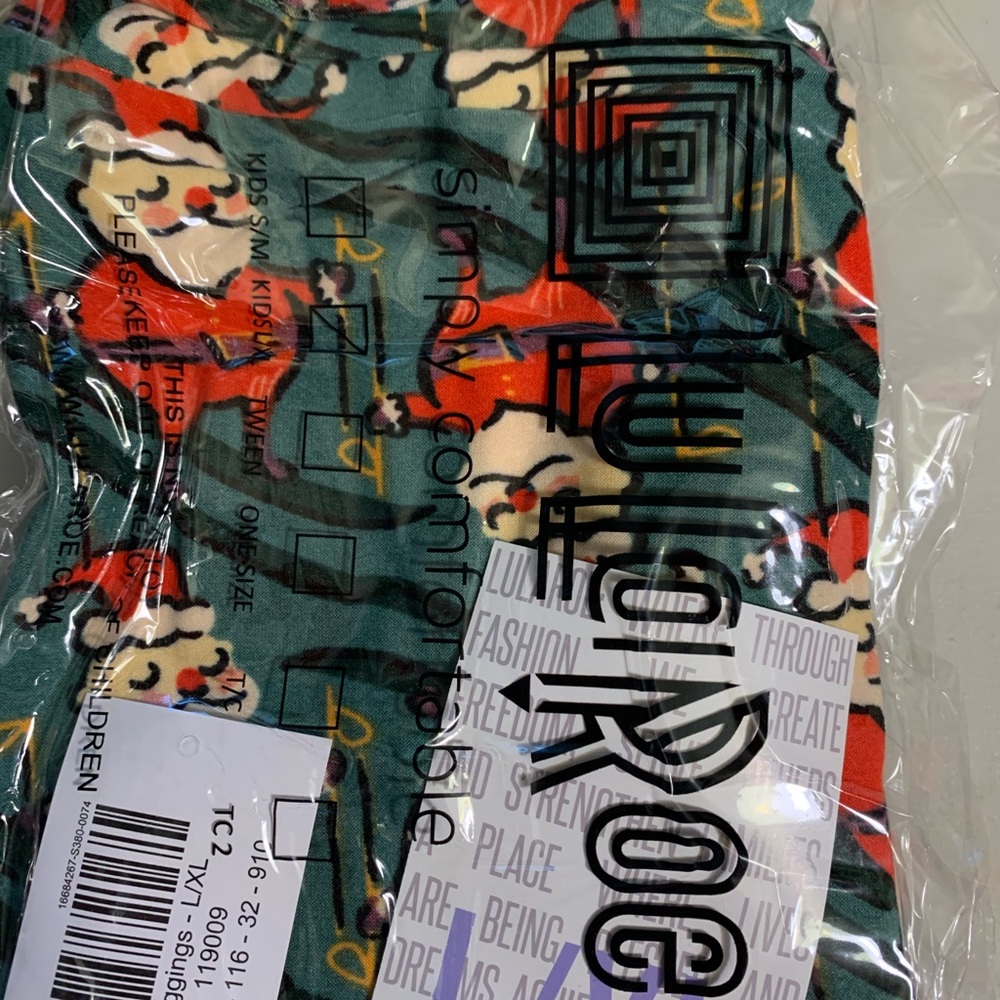 LuLaRoe kids holiday leggings